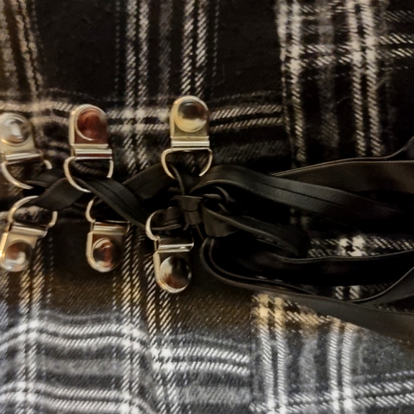 Shein Plaid Pleated Shirt - Picture 3 of 3